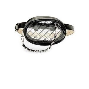 Steve Maddens Women’s Clear Patent Belt Bag